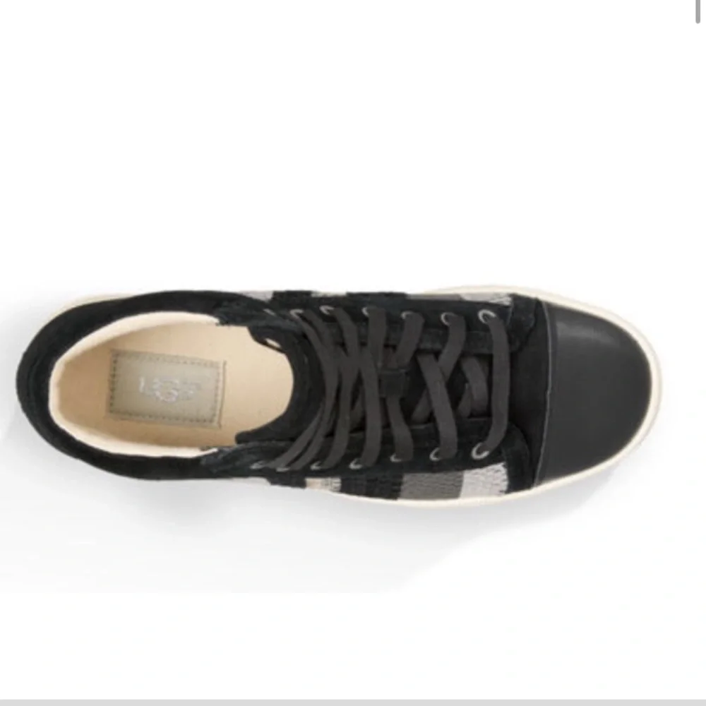 UGG Black and Gray High-Top Sneakers